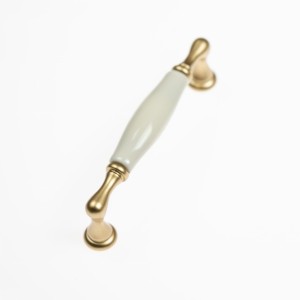 uchwyt porcelanowy M 62,01,00,6CG złoty, ivory porcelana