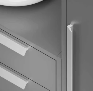Listwowy uchwyt meblowy WMA 0006.0350.6C złoty mat 35cm.