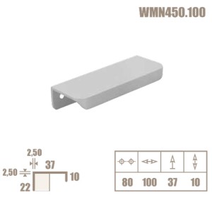 uchwyt-krawedziowy-nakladany-do-dolnej-szafki- szuflady-kolor-bialy-mat-WMN- 45010000N3-Giusti