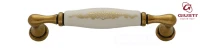 uchwyt  porcelanowy  M 62,01,A8,A8G złoty, ivory porcelana
