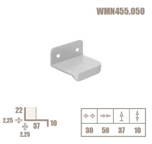 uchwyt- krawędziowy -Giusti-WMN455050