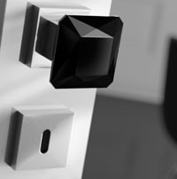 klamka DIAMOND Q 60 CZARNA